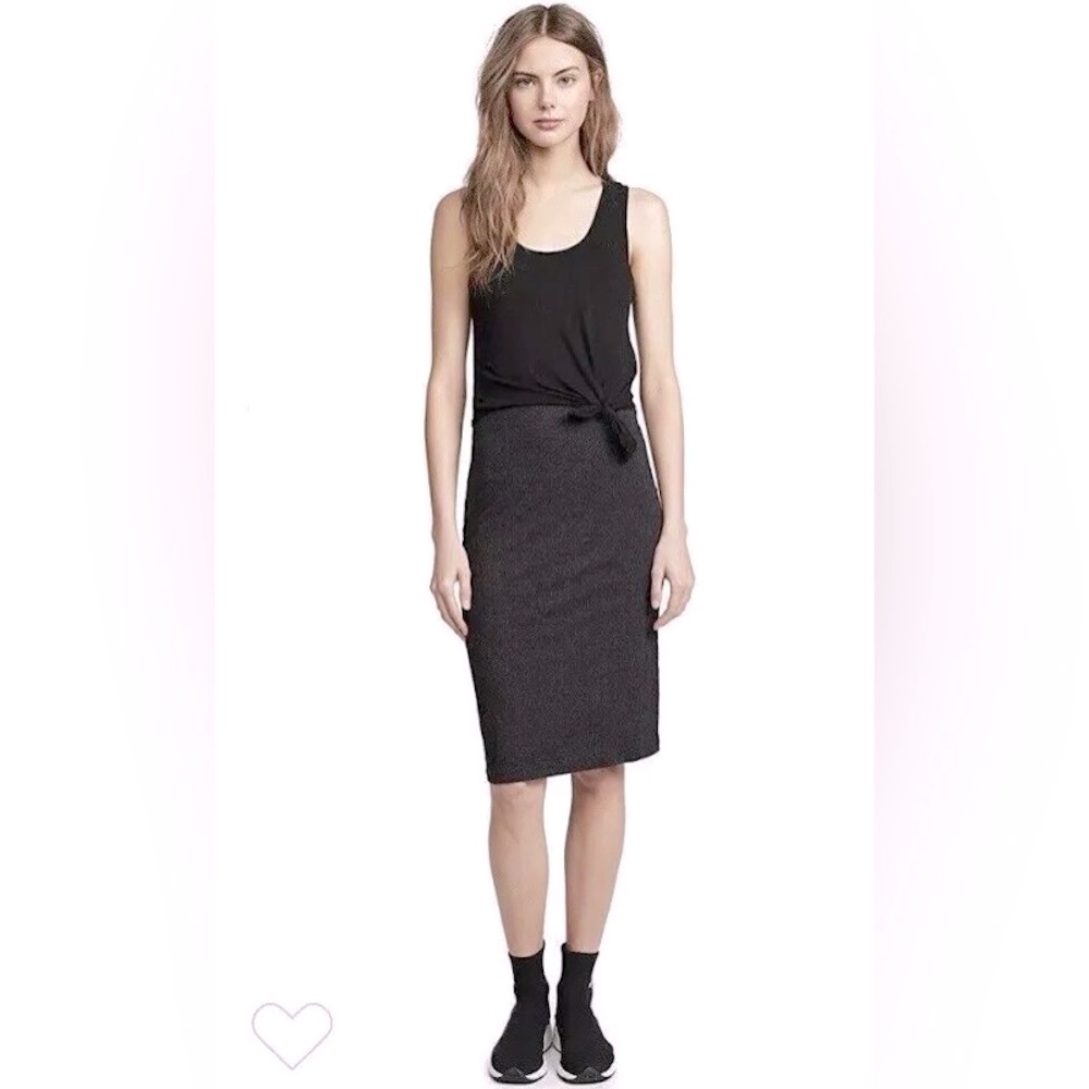 Monrow Double Layer Bodycon Dress